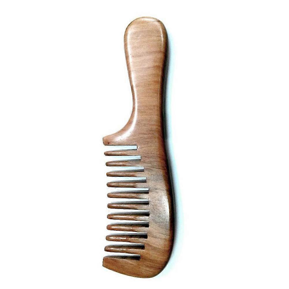 Hair Care Comb Carved Peach Wooden Comb Massage Scalp For Home Shop Use 19 x 5 x 1 cm 2Pcs
