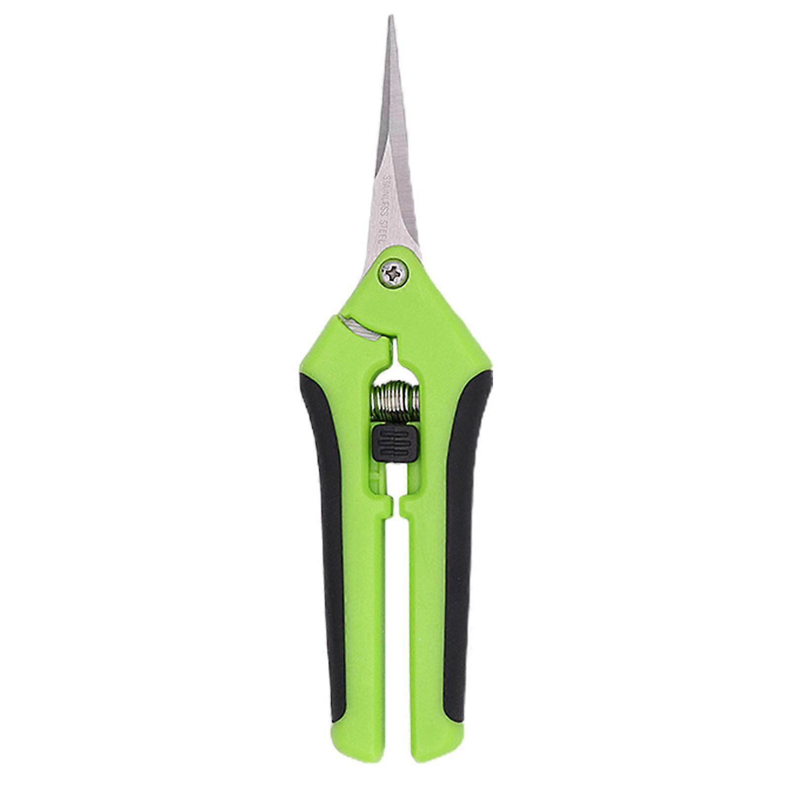 Non Slip Grips Precision Garden Shears, Ergonomic Handles, For Hydroponics, Bonsai, And Gardens, Razor Sharp Blades Ensure Clean Cuts, Corrosion