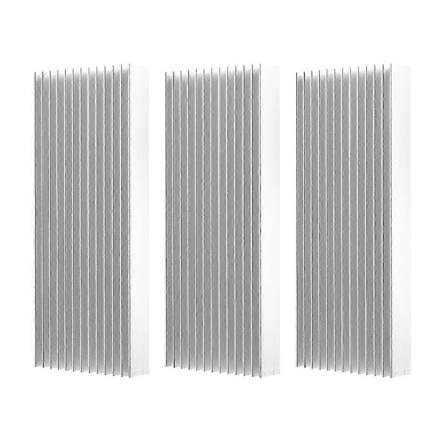 3 τεμάχια ενισχυτή αλουμινίου, ψύκτρα, ψύκτρα 100X40X11mm