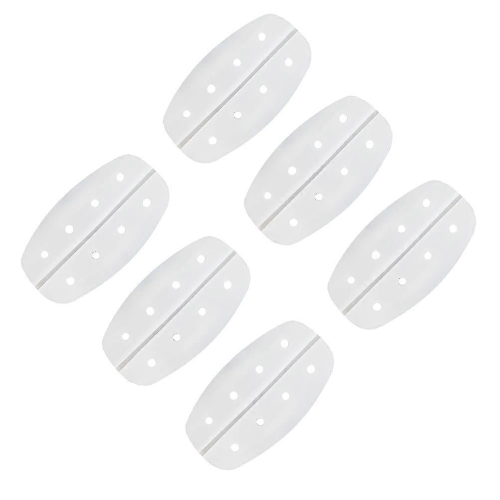 Shoulder Pads For Straps Underwear Shoulder Pads Non-Slip Breathable White 9x5cm 6Pcs