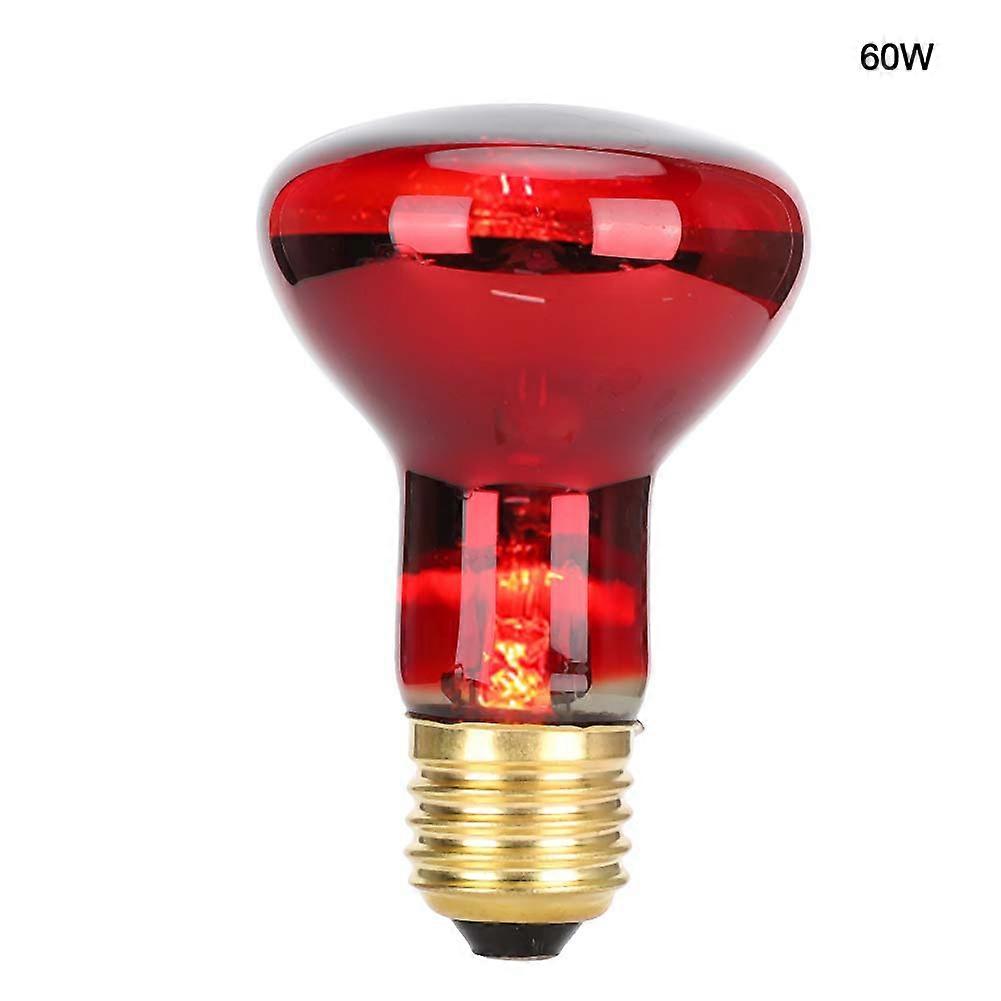 E27 R63 Infrared Reptile Light Bulb Animal Pet Heating Light Lamp Bulb for Tortoise Snake60W