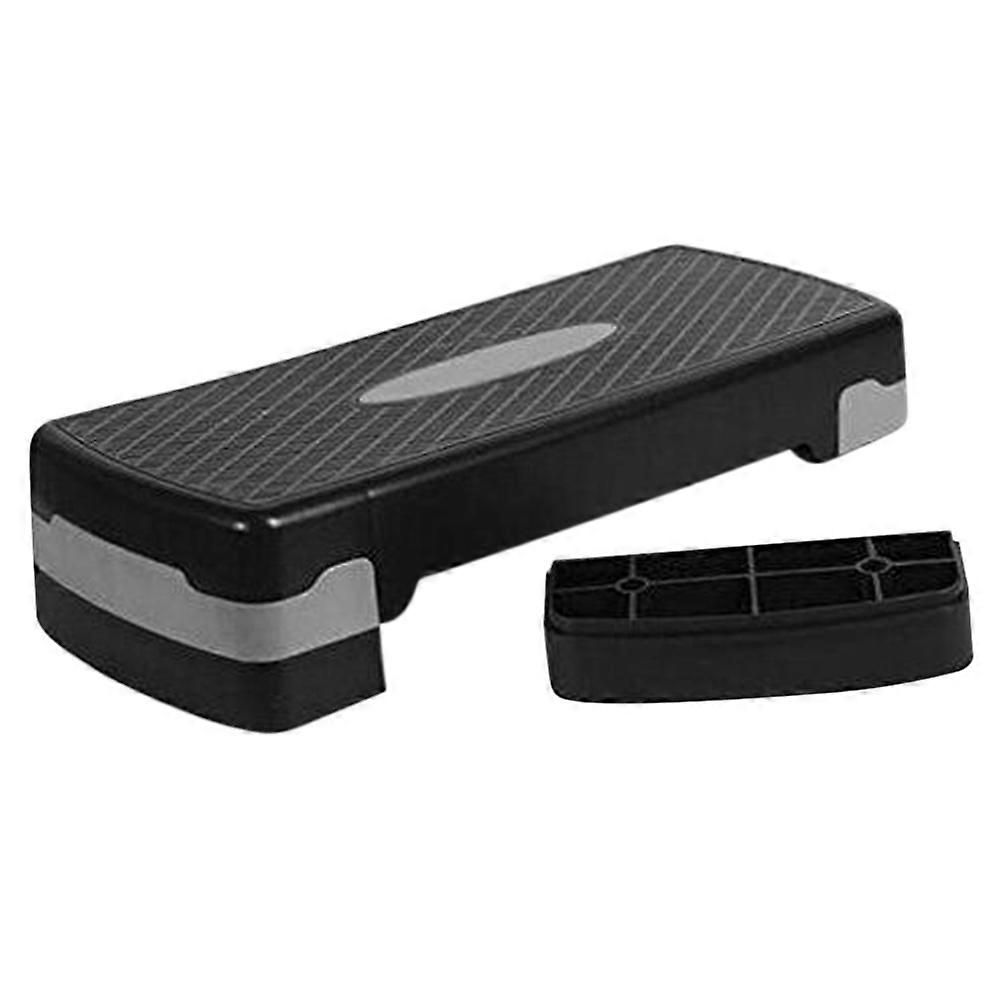 Step Aerobics Platform Exercise Stepper Home Use Black 68 x 28.5 x 10 Cm Anti-Slip Surface 1Pack