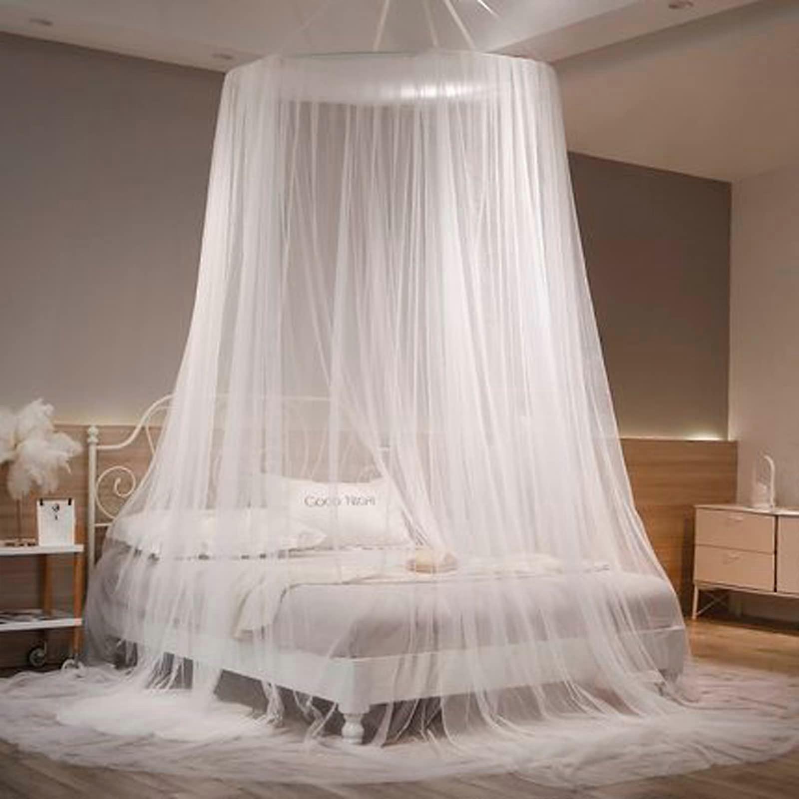 Mosquito Net for Bed Canopy, Double, Portable, Foldable, Anti-Mosquito Tent for Kids and Adults, With Bottom for Travel and Home