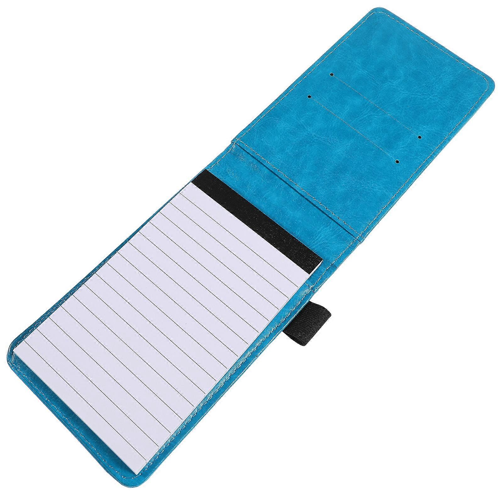 Office Note Pad Business Notebook Thickened Pages Sized Sky-Blue Rectangular Diary For Teachers 1Pcs