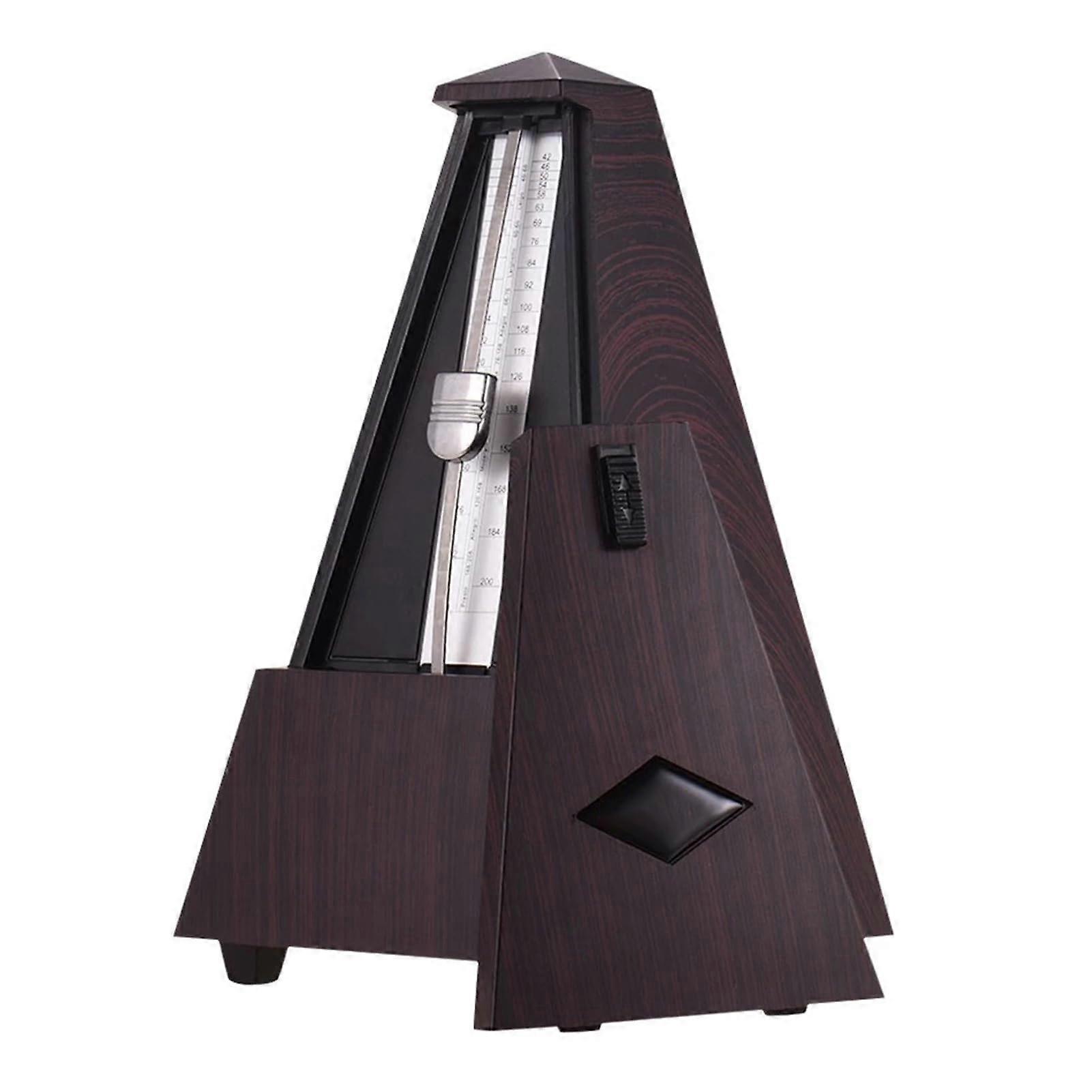 Portable Metronome Universal Pyramid Mechanical, ABS, Practice Tool for Guitar, Violin, Piano