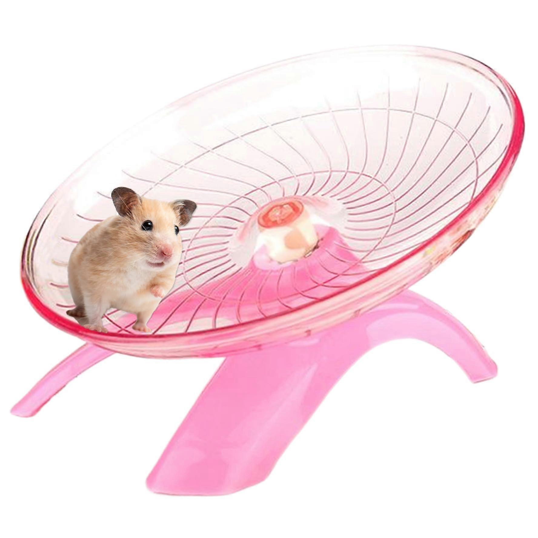 Hamster Wheel, Silent Flying Saucer, NonSlip, Easy to Clean Plastic Toy