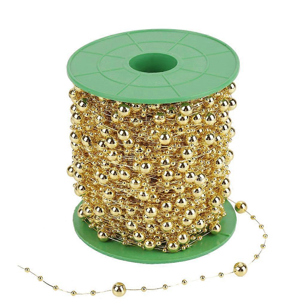 2025 Latest Model  60m/roll Electroplating Pearl Wire Beads Garland String DIY