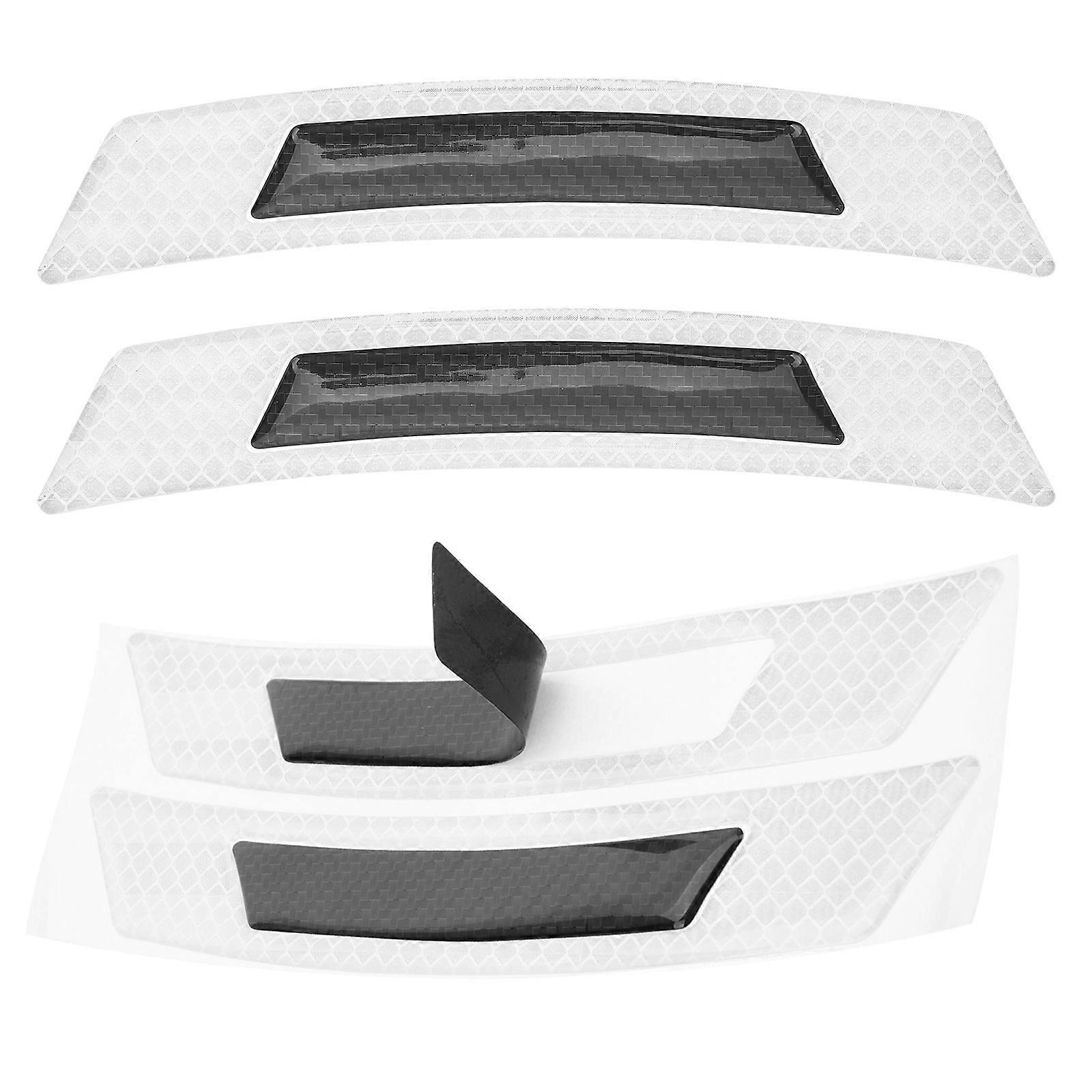 Warning Reflective Decals Imitation Carbon Fiber Bicycles Multi 2 Sets