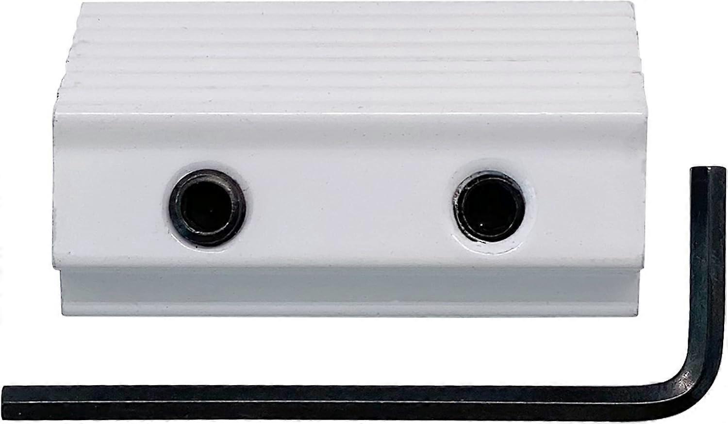 Lock | Tamper Resistant Sliding Window Lock | Double Hex Screw Window Lock for Window Security | Home Improvement & Door Hardware, White White 1 Pack