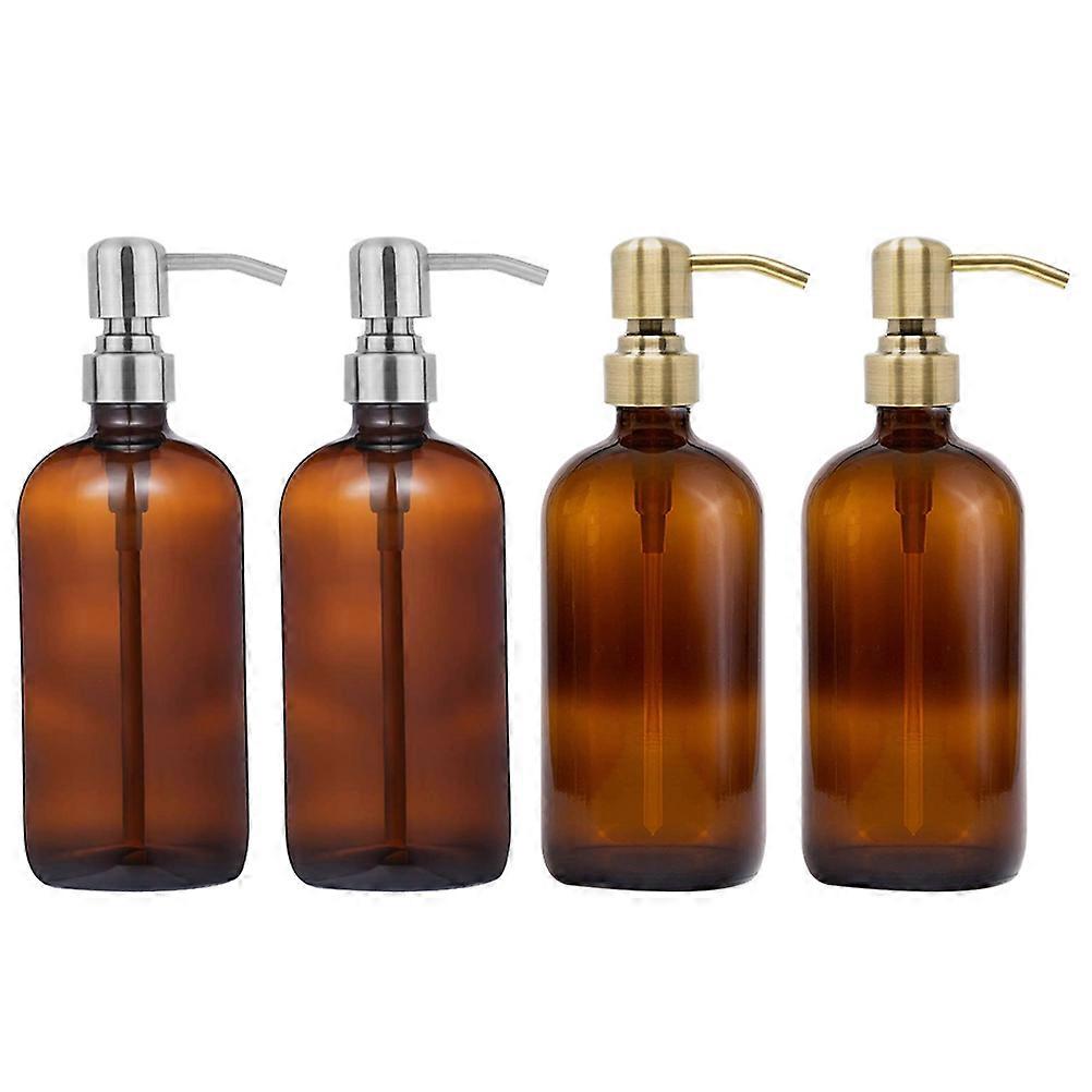 Dispensing Bottles Empty Lotion Bottles Travel Use 50cm Glass Storage 4 Sets