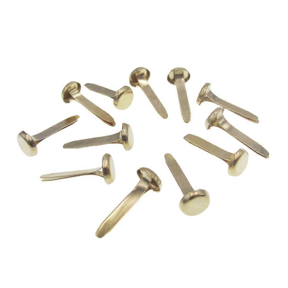 Brads Two-Legged Horn Nails for Decoration 100Pcs DIY Materials