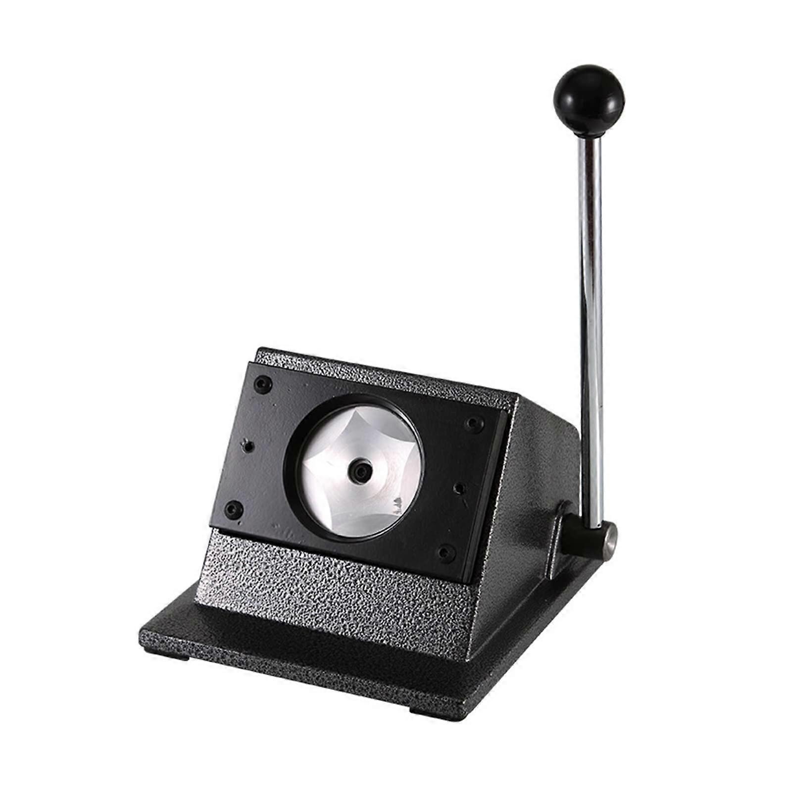 Badge Press Manual Paper Graphic Round Punch Cutting Machine Button Maker for 2575 mm