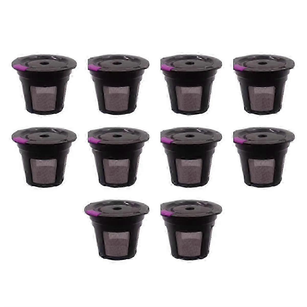 10Pcs Coffee Filters Reusable K Cups Coffee Filters K Cup Pod Coffee Filter for Keurig 1.0/2.0 Mini