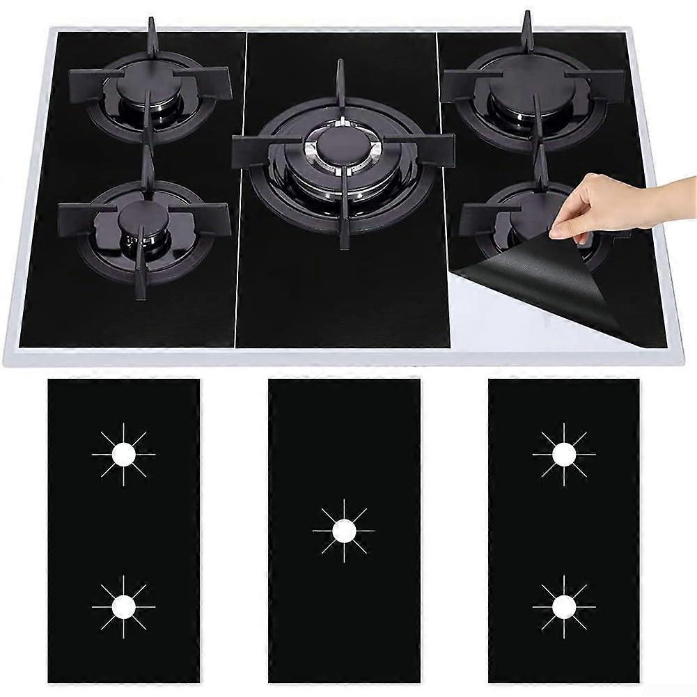 3 Pack Gas Stove Covers for Gas Stove Reusable Gas Hob Protector Pads, Gas Hob Protector Mat, Induction Hob Protector Mat