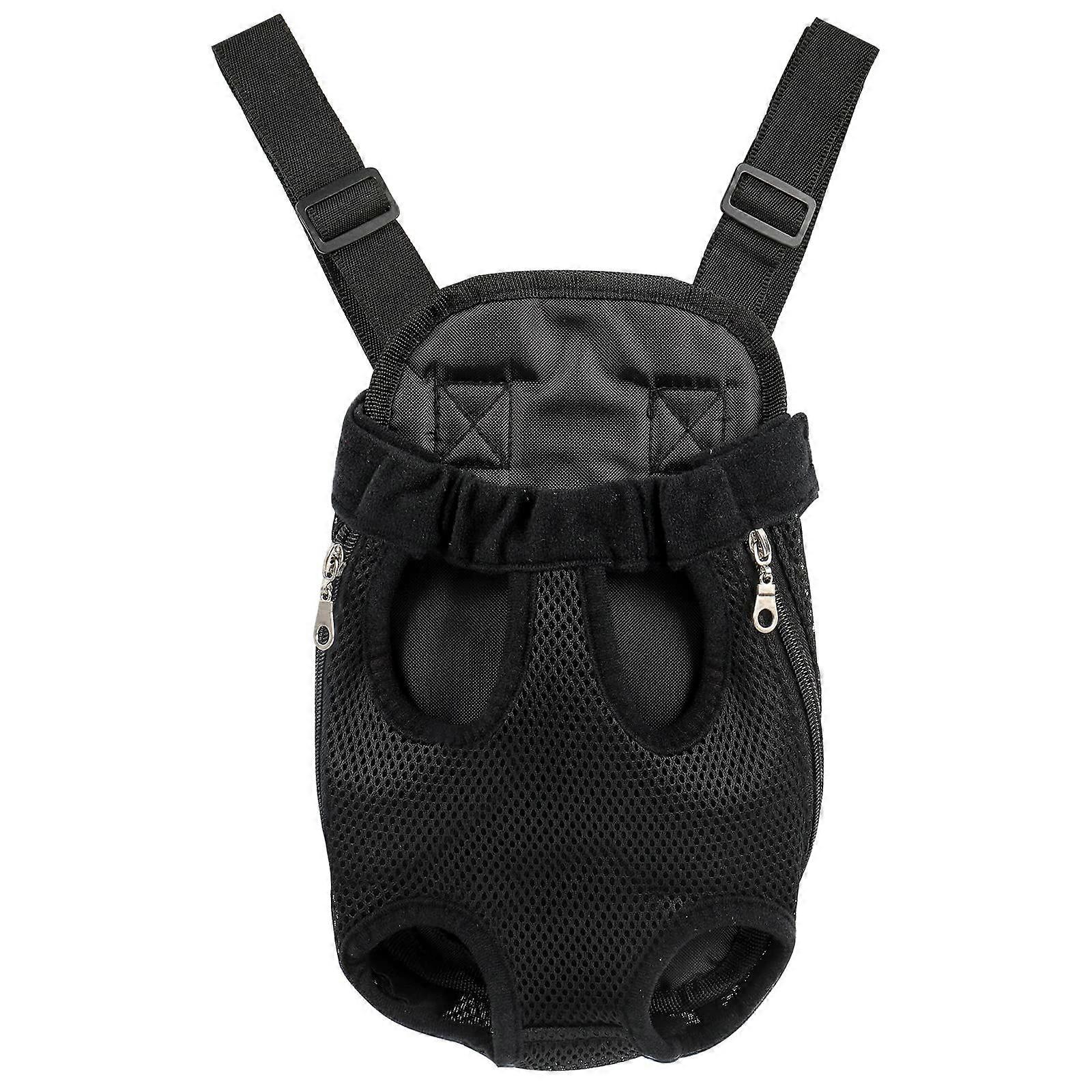 Adjustable Pet Backpack Carrier for Small/Medium Pets - Dog/Cat Front Sling Holder (Size M)