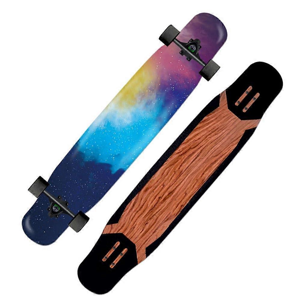 لوح التزلج Longboard Cruiser للبالغين المبتدئين على الطراز E
