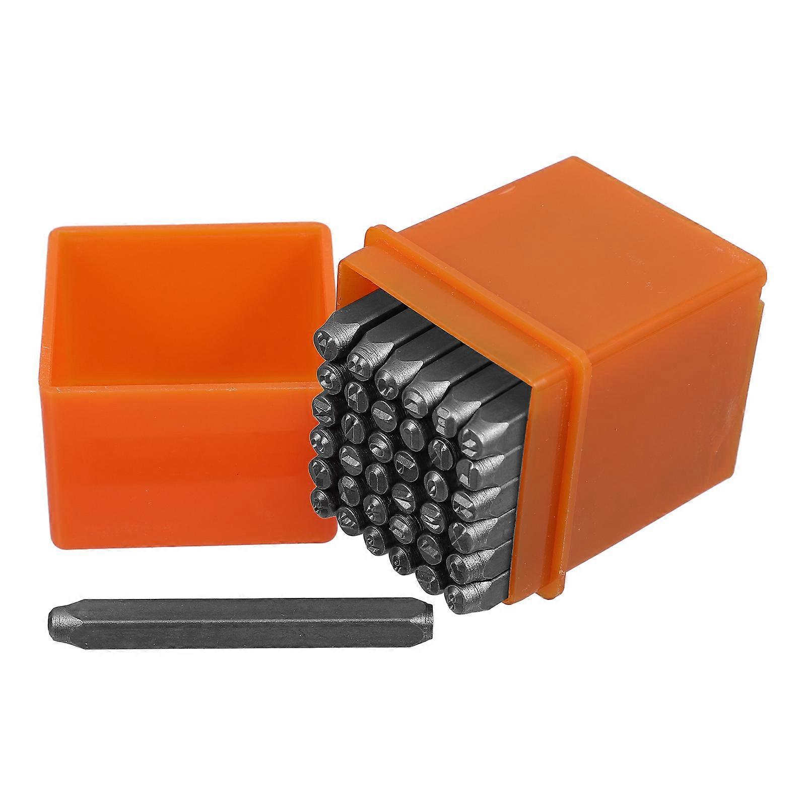 Digital Number Letter Stamp Set with Metal Punch Kit for 37Pcs