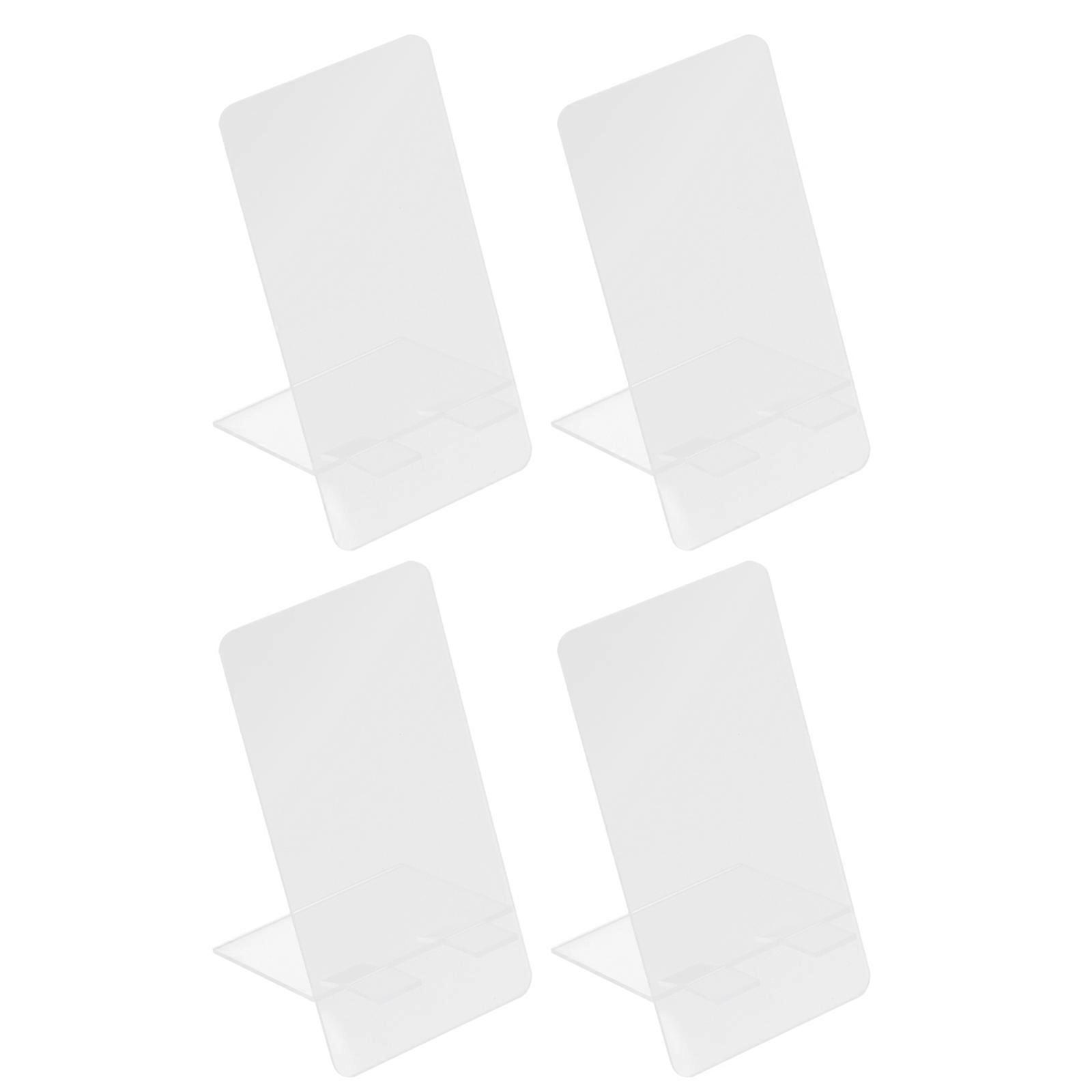 Acrylic Note Message Board for Writing Use 4Pcs Transparent Boards