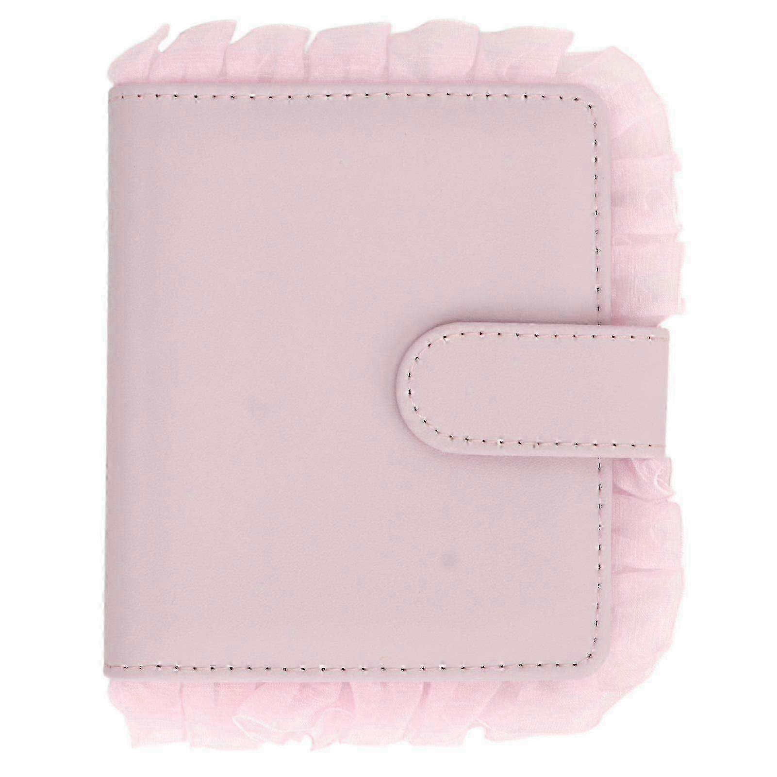 Mini Film Photo Album Book 64 Pockets Universal compatible with Polaroid Mini12 11 9 8 Instant Camera 3in Picture Name Card Holder Pink OPMIUM