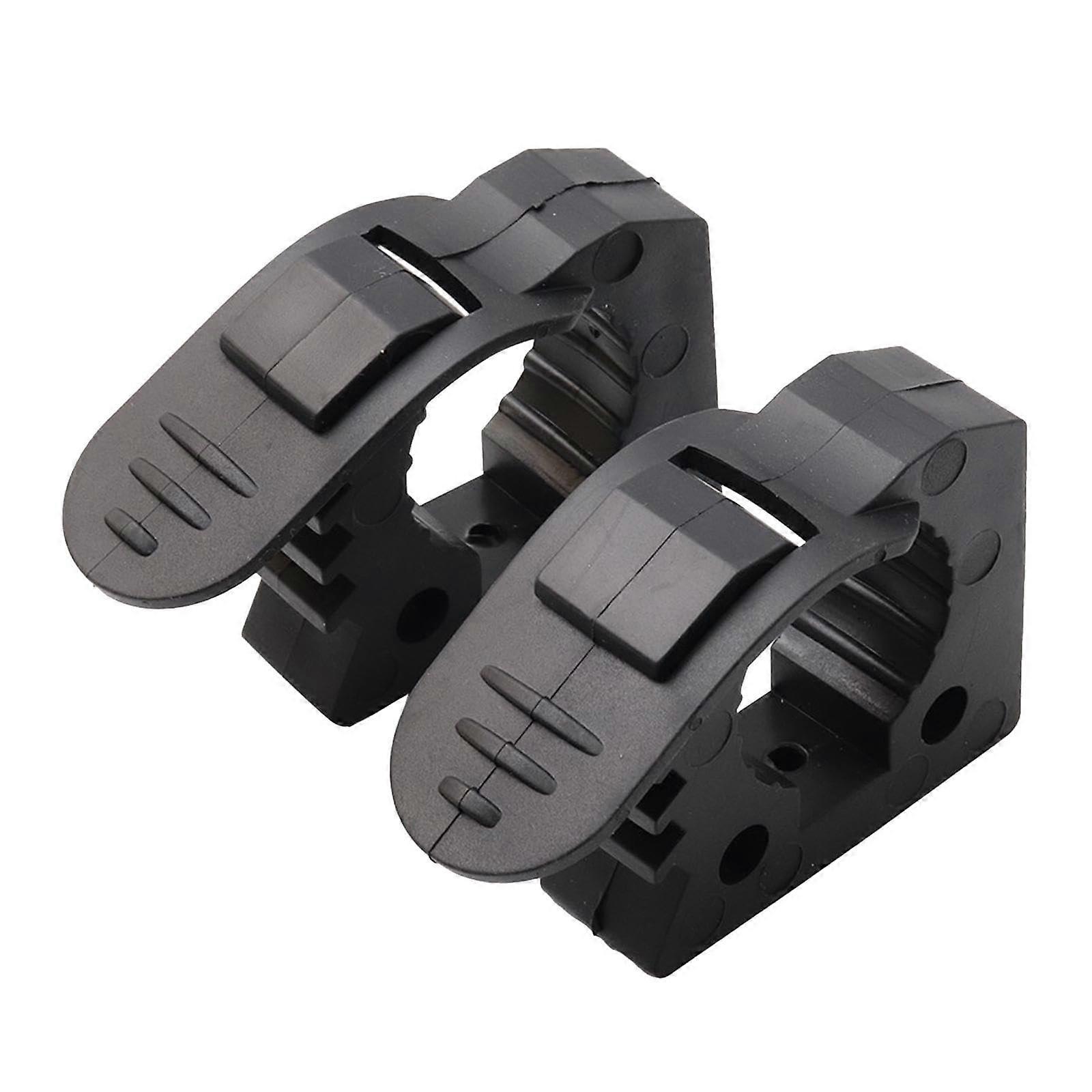 Rubber Clamps, 2-Pack for Garage Organization and Easy Installation, Universal Fit