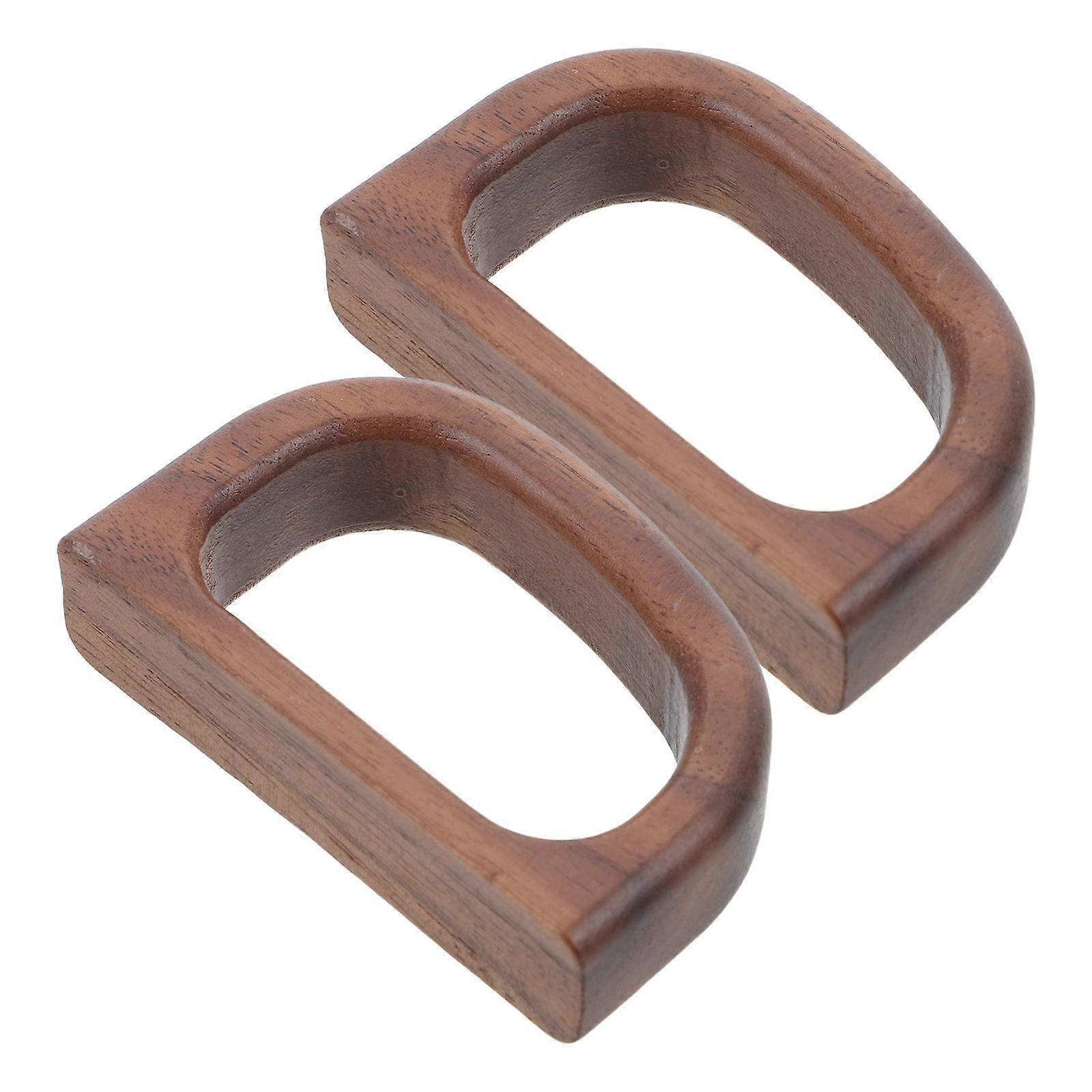 Wooden Grip for Coffee Mugs Ergonomic Walnut Handle Replacement, Smooth Finish, Easy to Clean, Suitable for Home, Travel, and Café Use