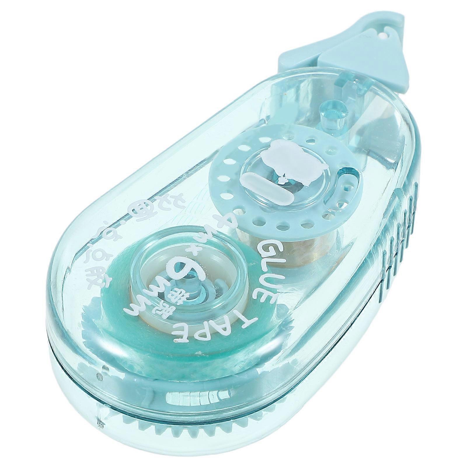 Blue PET Adhesive Tape Roller for Home Use with Strong Adhesive Ideal for Crafting and Journaling