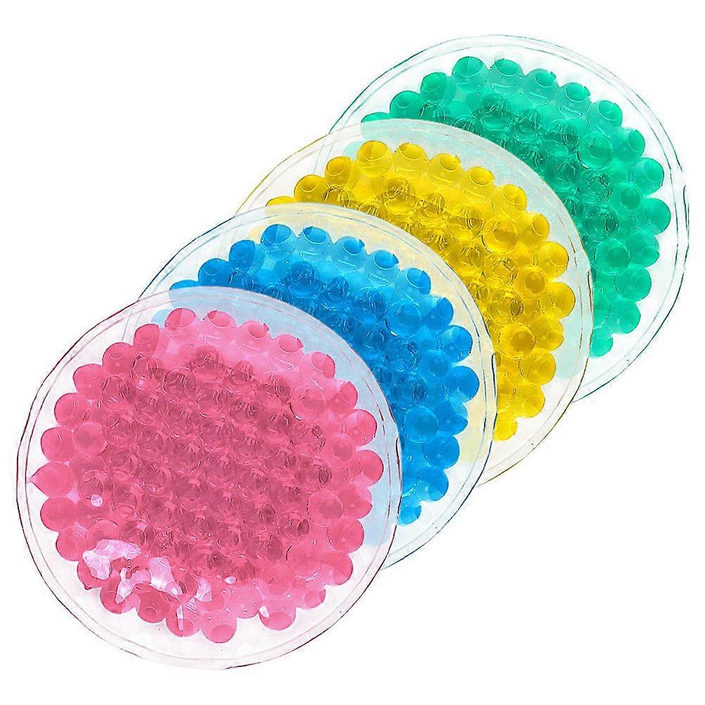4pcs Reusable Mini Ice Packs for Eyes & Face – Hot & Cold Compress for Extended Therapy, Portable Relief for Injuries & Daily Use – Vibrant Colors