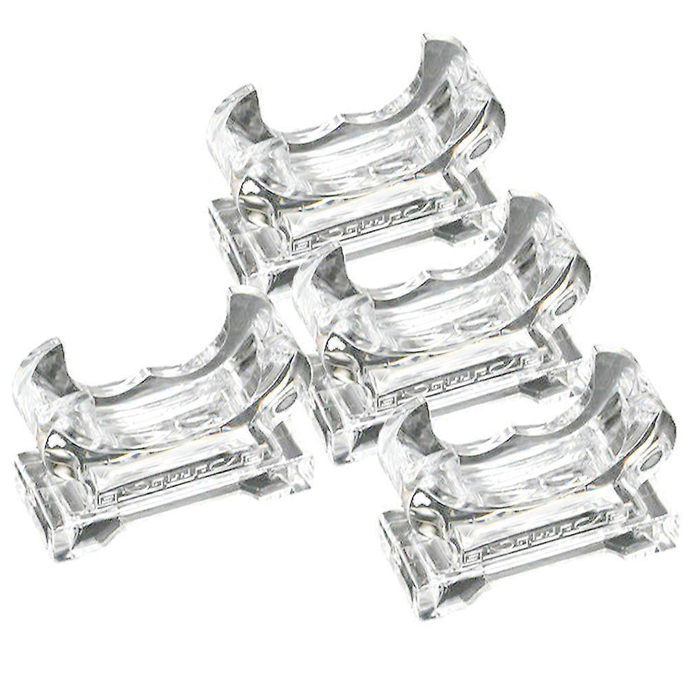 Here's a refined and professional product description based on your input:
**4PCS Clear Bracelet Display Stands – Lightweight Bangle Holders for