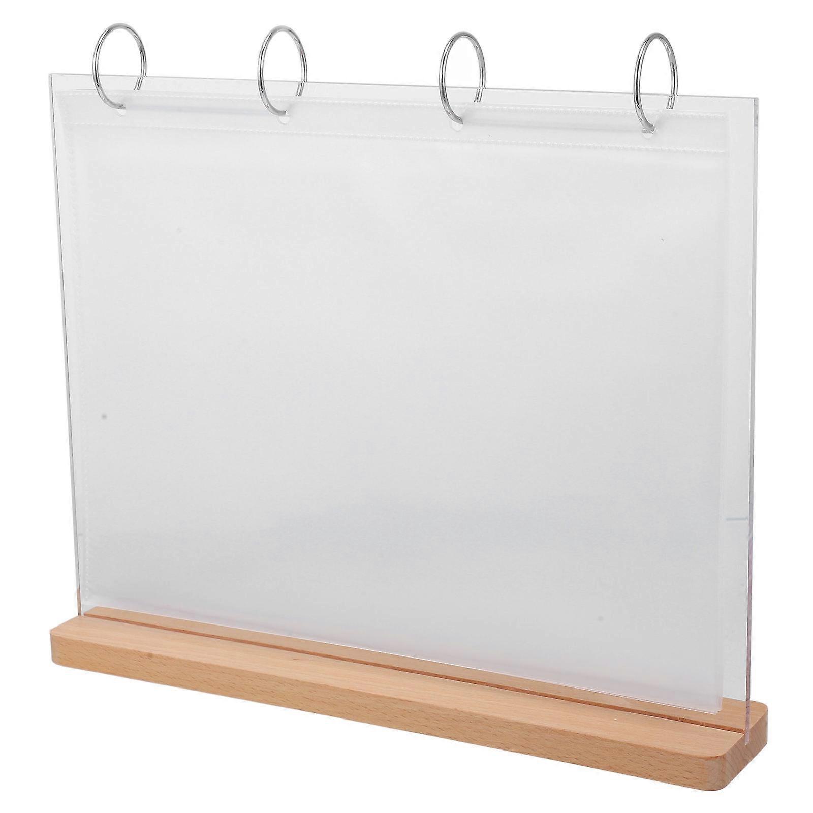 Table Top Sign Holder Alloy Menu Display Stand For Tea Shops 32.00X28.50X6.00CM 1Pcs