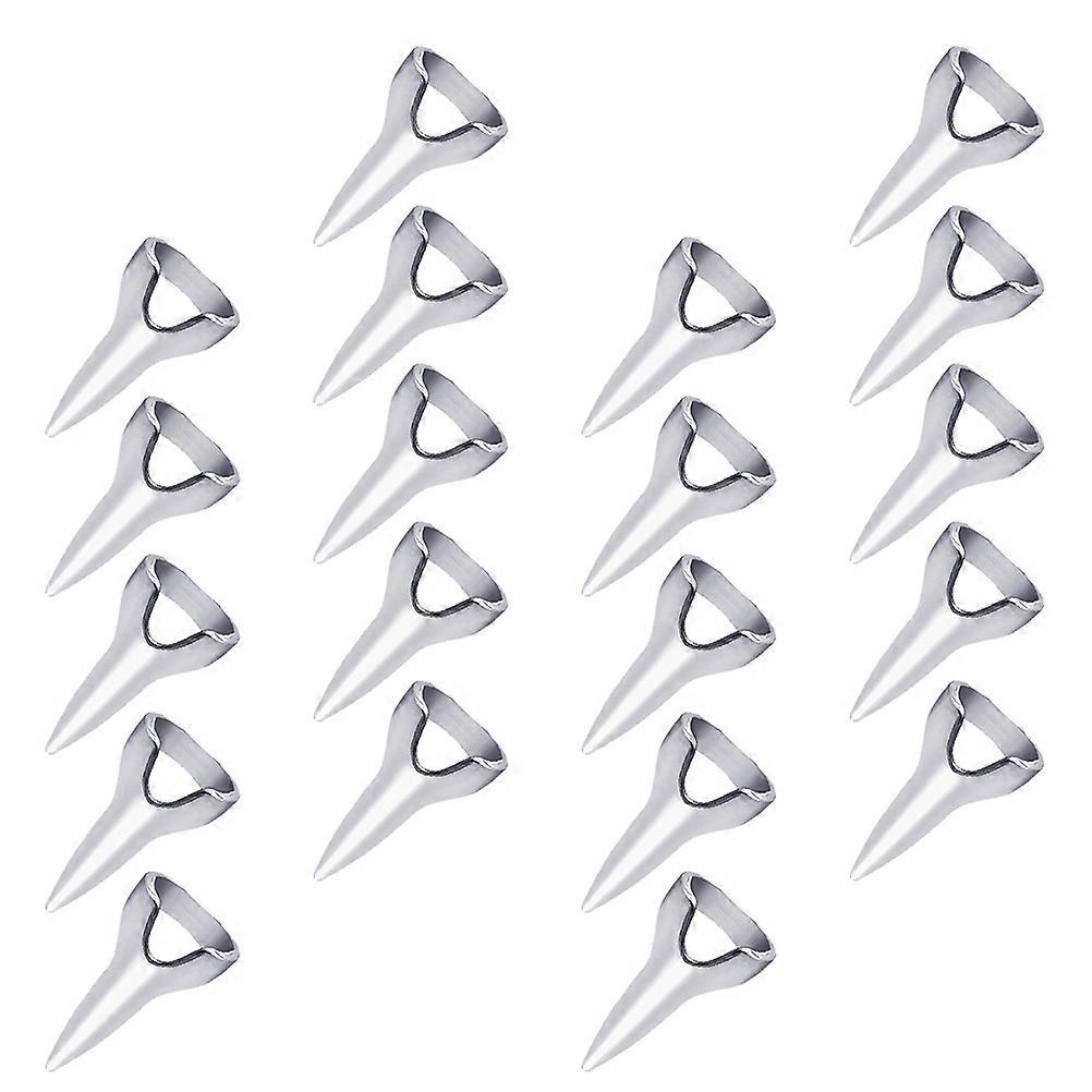 20pcs Hair Parting Tool Metal Sectioning Ring Nail Finger Ring