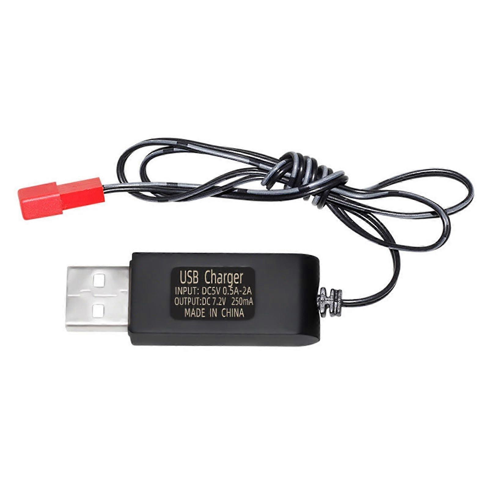 Charging for Remote Control Toy 3.6V 4.8V 6V 7.2V Battery USB Charging Cable With SM2P/JST/Ketplug