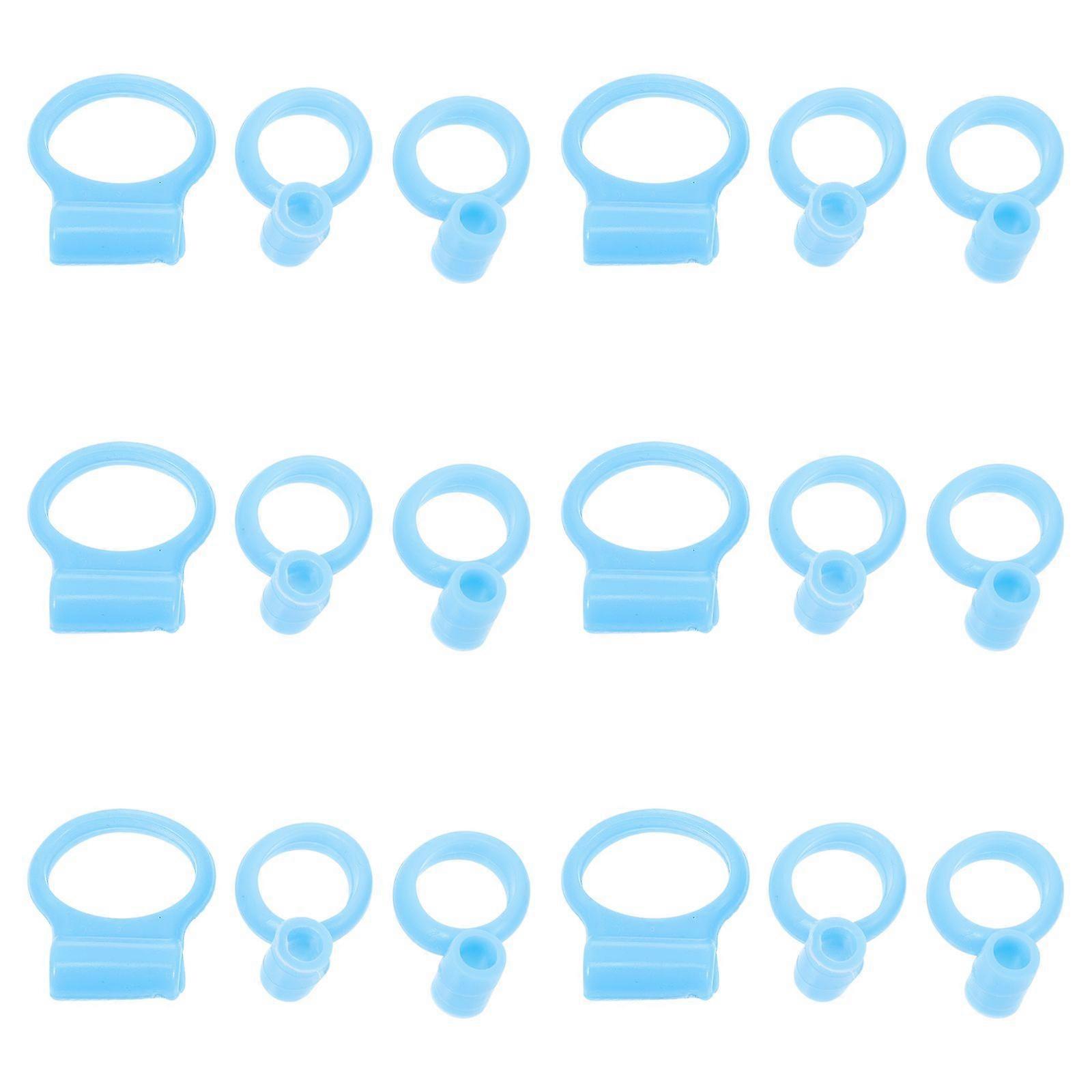 18 Pcs Kids Chopsticks Learning Ring Silicone Training Chopstick Helper Rings