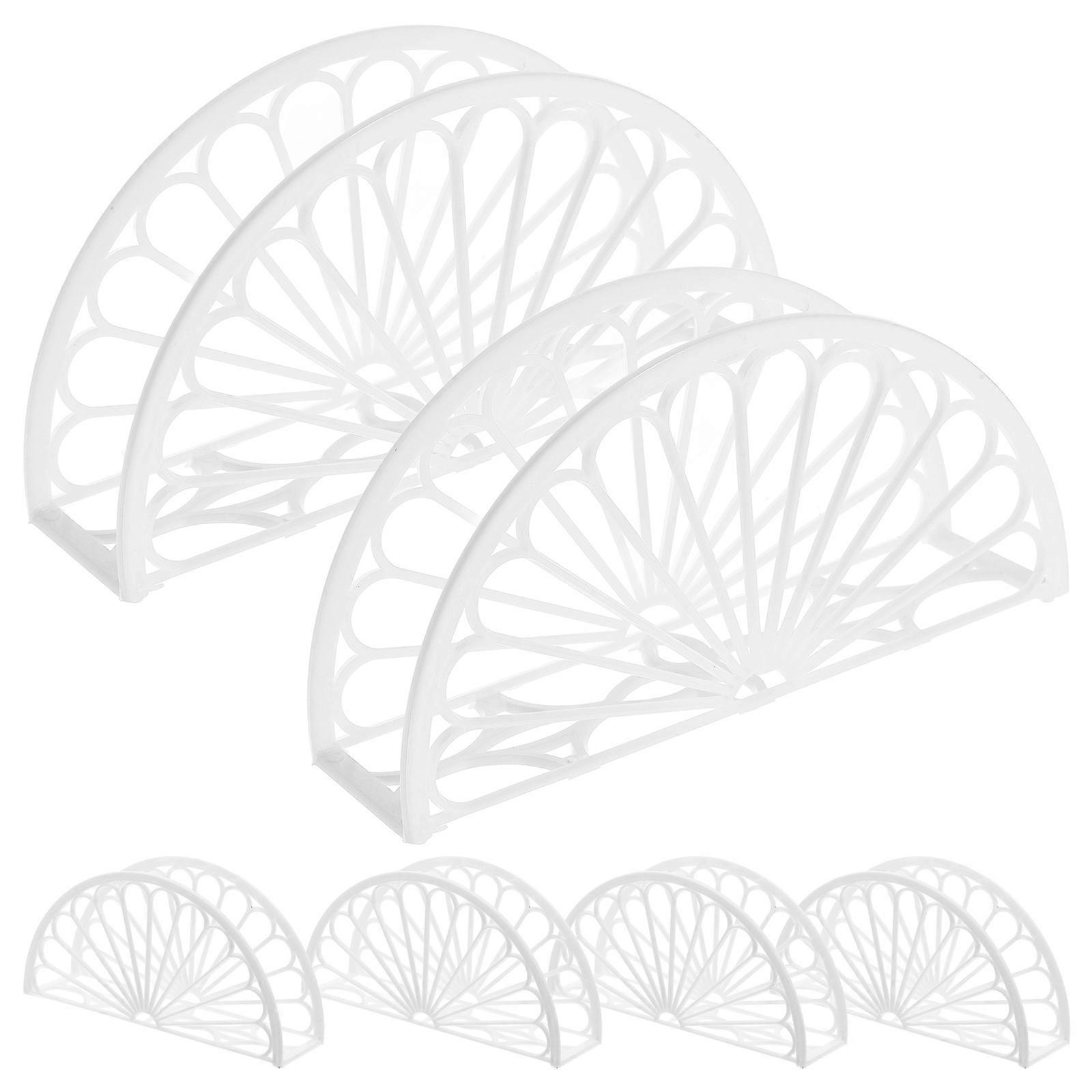 6pcs Napkin Stand with Rounded Edges, Vertical Paper Holder for Home, Restaurant, and Party Use, Space Saving Organizer Design