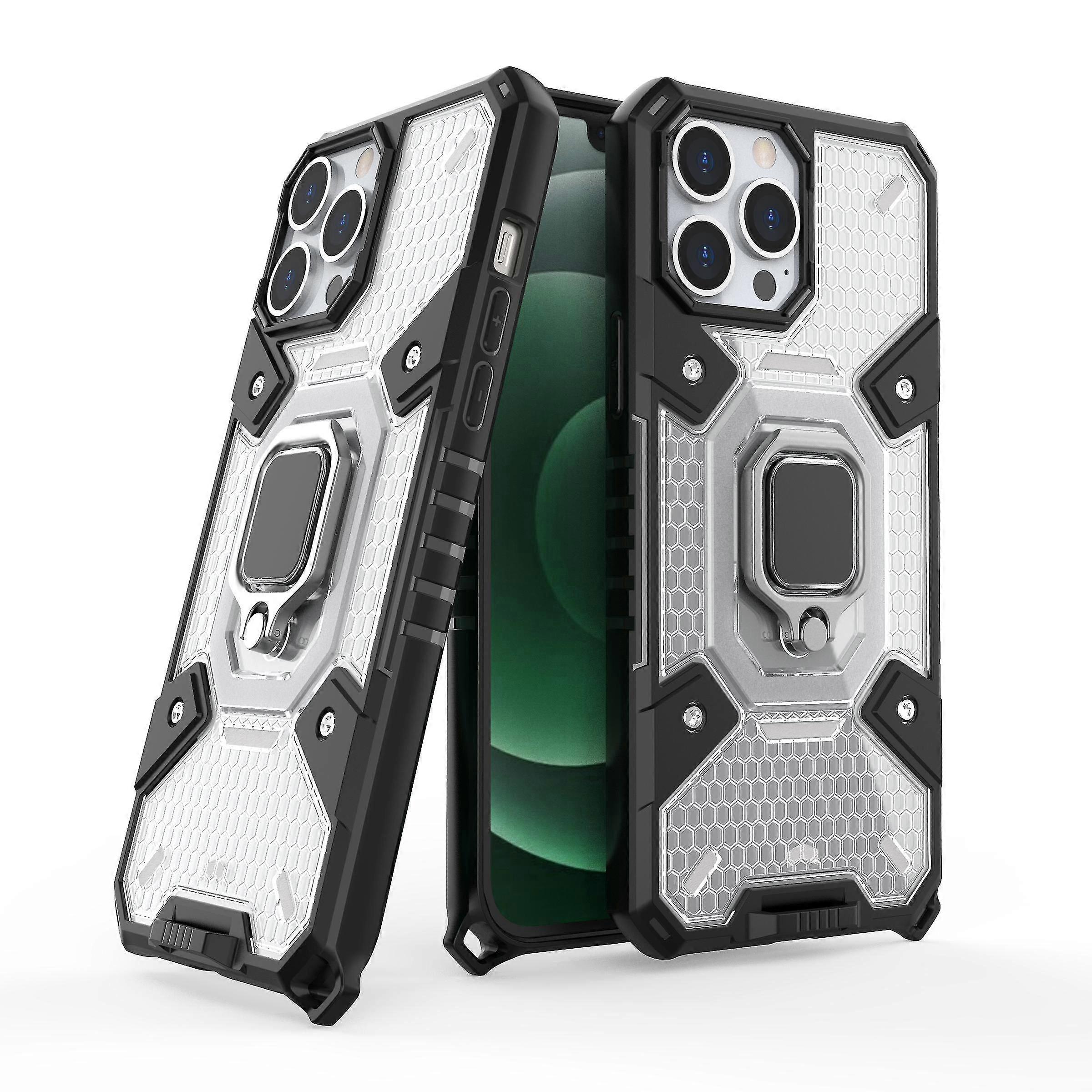 For iPhone13 Pro Max Phone Case With Ring Holder Kickstand