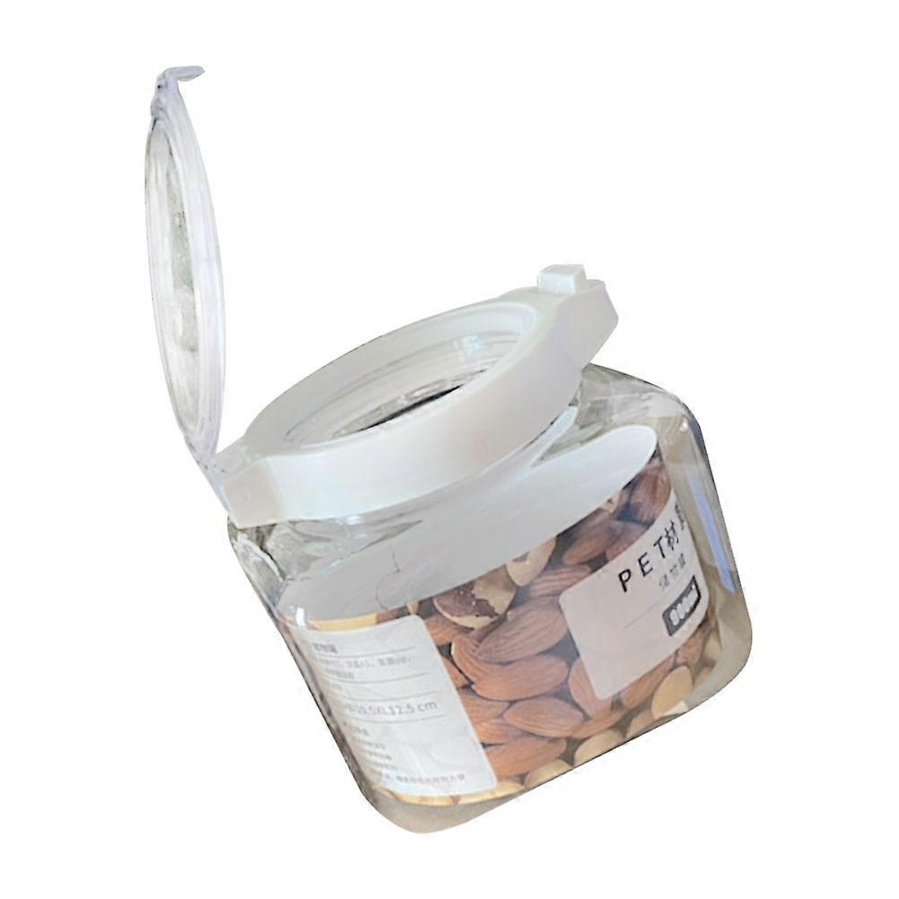 Multifunctional Sealed Jar For Food Storage In The Kitchen Made Of Transparent PET Material With 900ML Capacity 1Pack