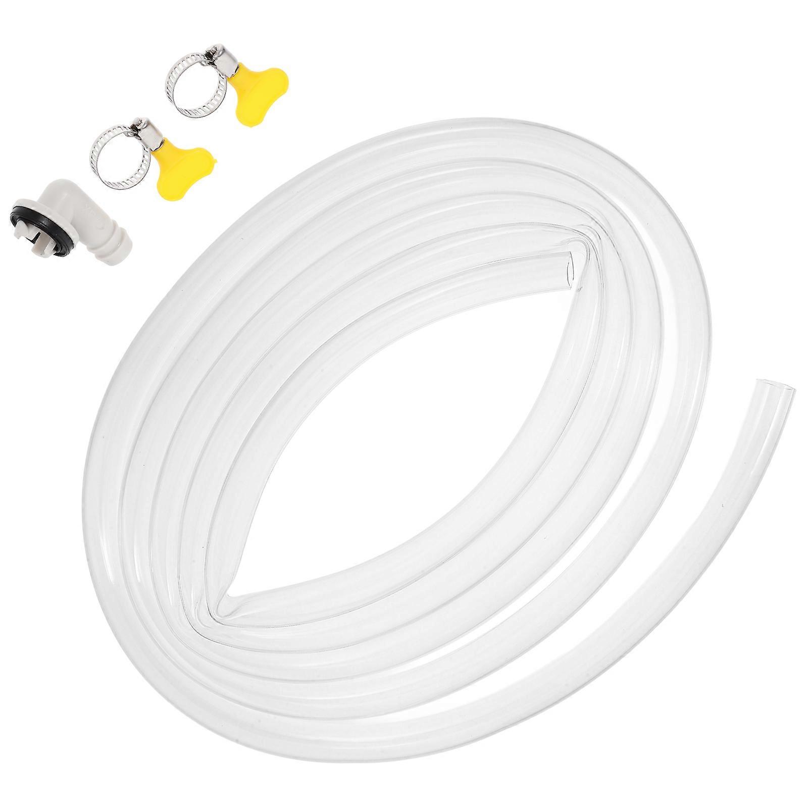 Conditioner Drain Hose Kit with Clamp for Outdoor Units – Efficient Condensate Removal for Home and Office