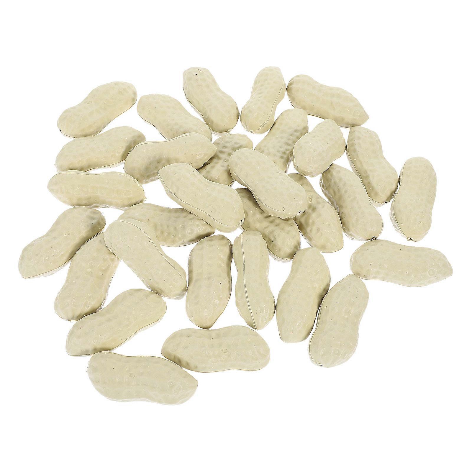 30 Pcs Artificial Peanut Model Ornament Realistic Peanut Model Peanut Model Decor