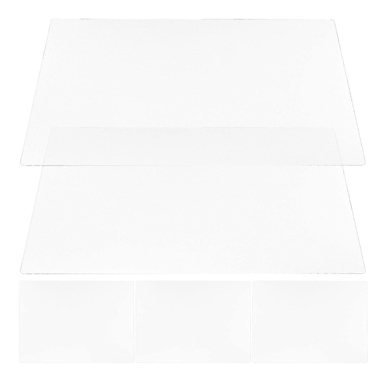 Transparent Writing Pad 5 Sheets Multi Functional Surface for Students, Teachers & Office Use Lightweight & Reusable Writing Boards