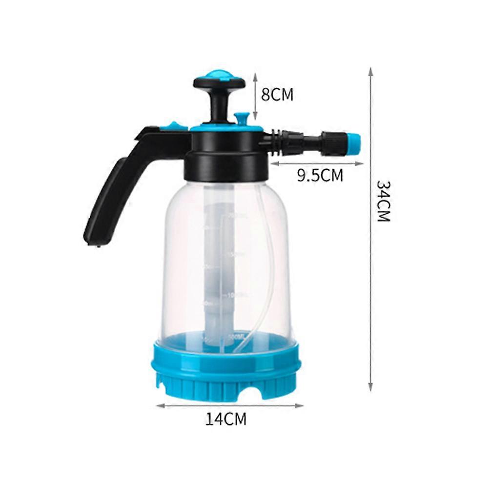 1pc Plastic Spray Bottle Watering Can Air Pressure Flower Sprinkling Kettle for Use (Transparent Color)