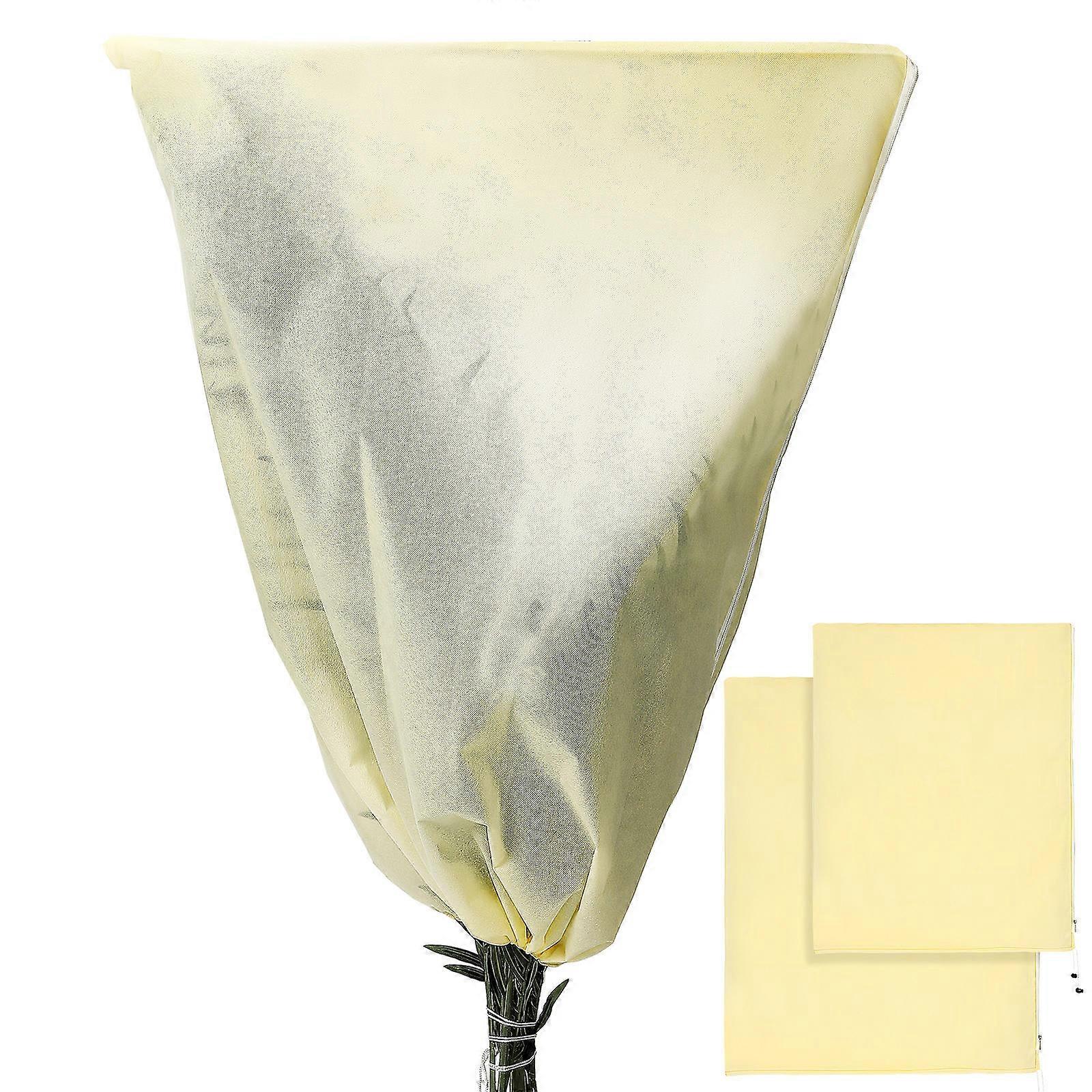 Housses de protection des plantes pour la protection hivernale des pots de jardin avec conception de verrouillage de l’humidité 2Pack