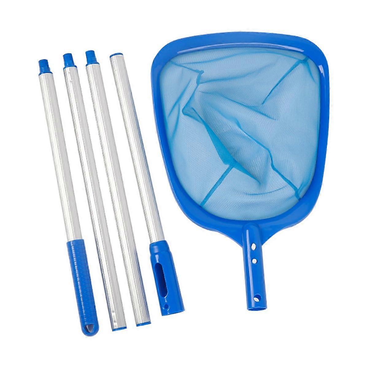 Swimming pool skimmer net, telescopic pole, ultrafine mesh for cleaning ponds, spas