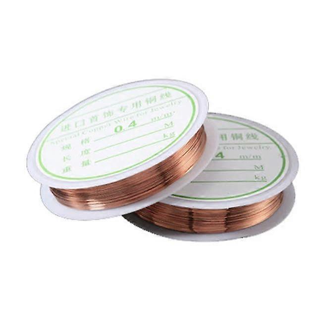 Bare Copper Wire Spool Gold Silver Copper Seed-Bead Wire For Jewelry Making DIY Cord Stringing Accessories