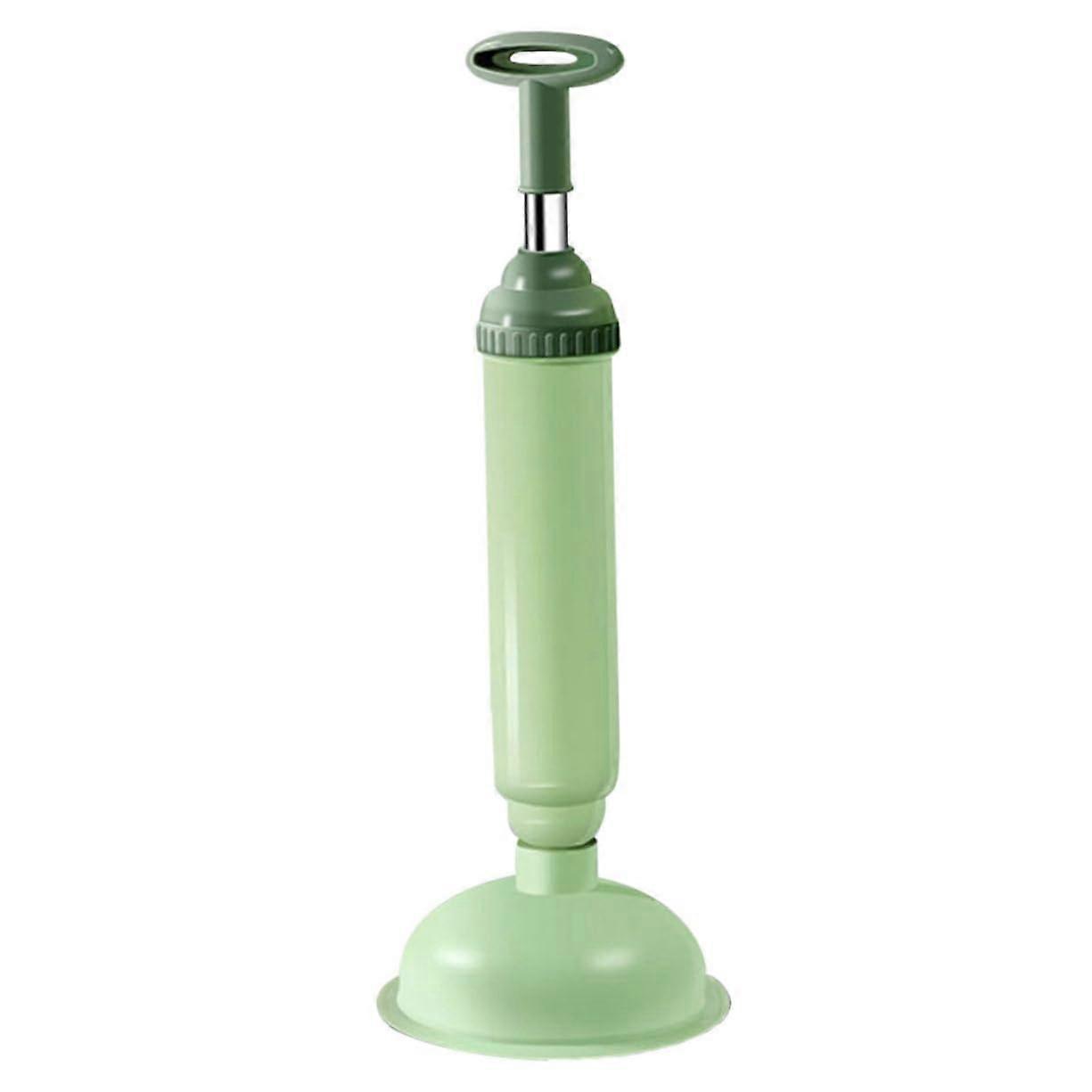 1 Piece WC Closestool Cleaner with Suction Stick, Effective Unclogger for Toilets at Home, Office, and Hotel, Green