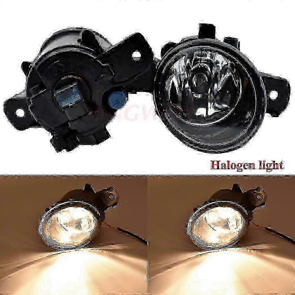 For Qashqai & Qashqai+2 J10 (2007-2013) 12V LED H11 Fog Lights Pair (Left+Right) - Bright & Durable
