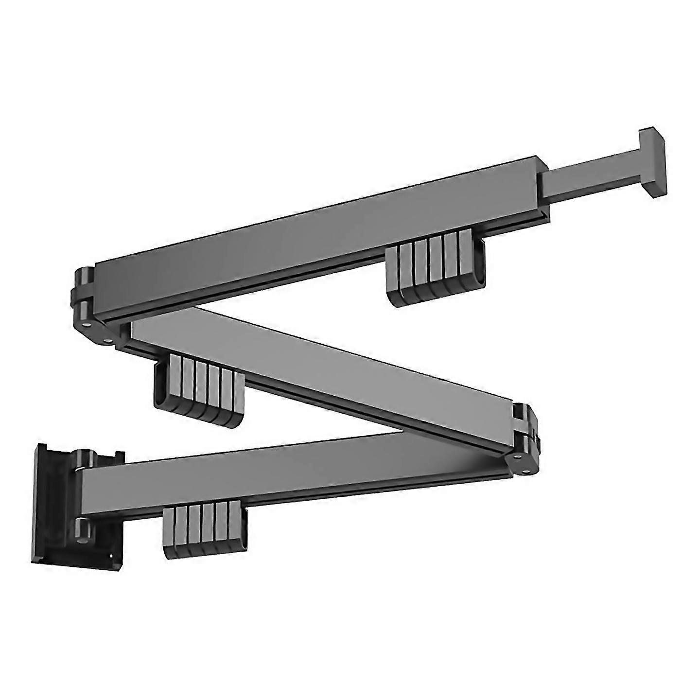 For household punchingfree clothes rack Black