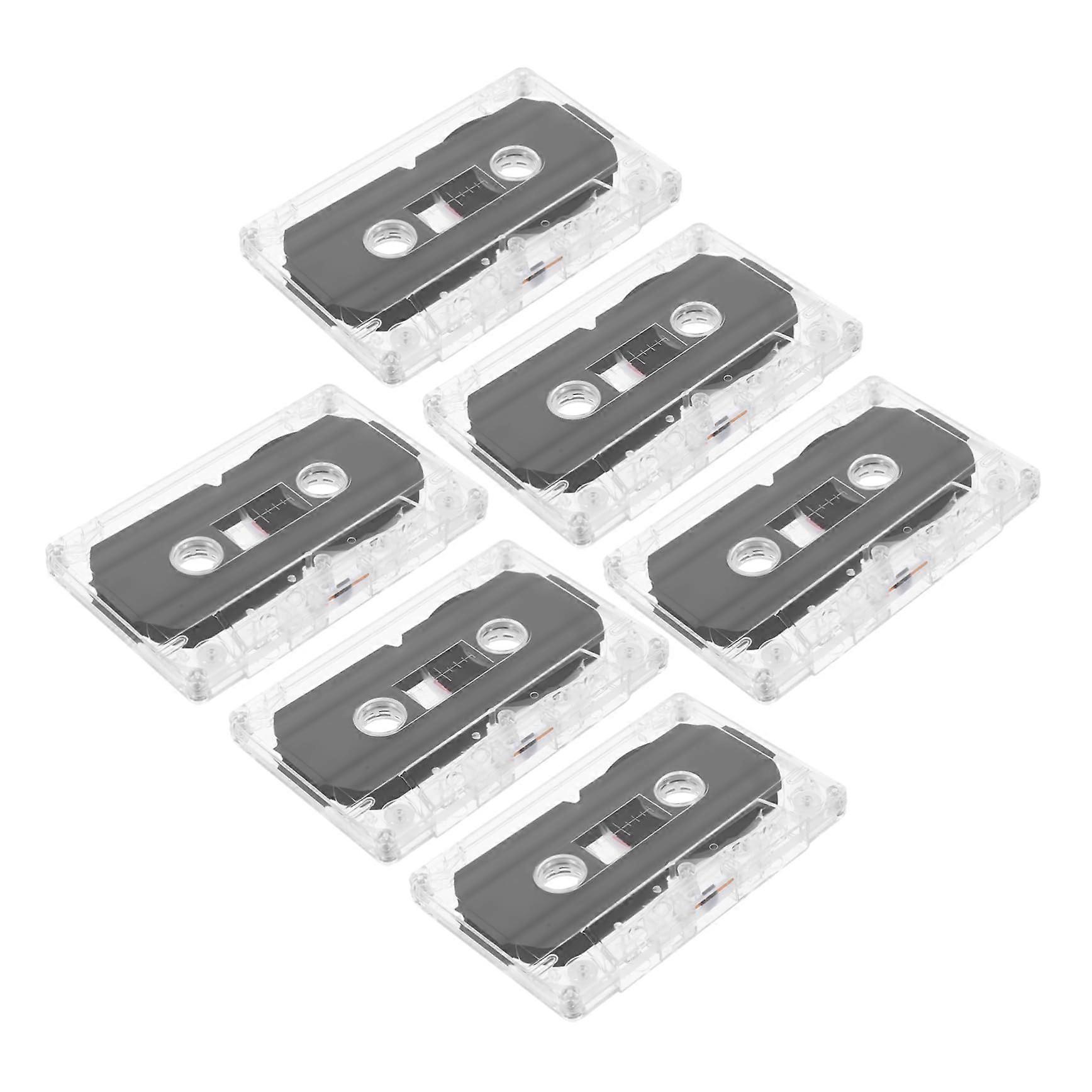 60-Minute Blank Audio Cassettes for Recording, Easy to Use for Game Sessions, High Quality, Standard Size