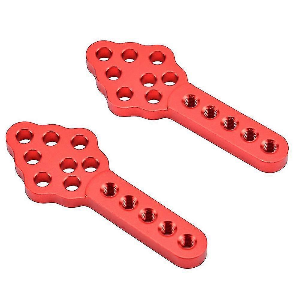 Axial Scx10 Crawler Car Cnc Metal Mount Height & Angle Adjustable Stand - Red, Compatible with D90 & D110 RC Models