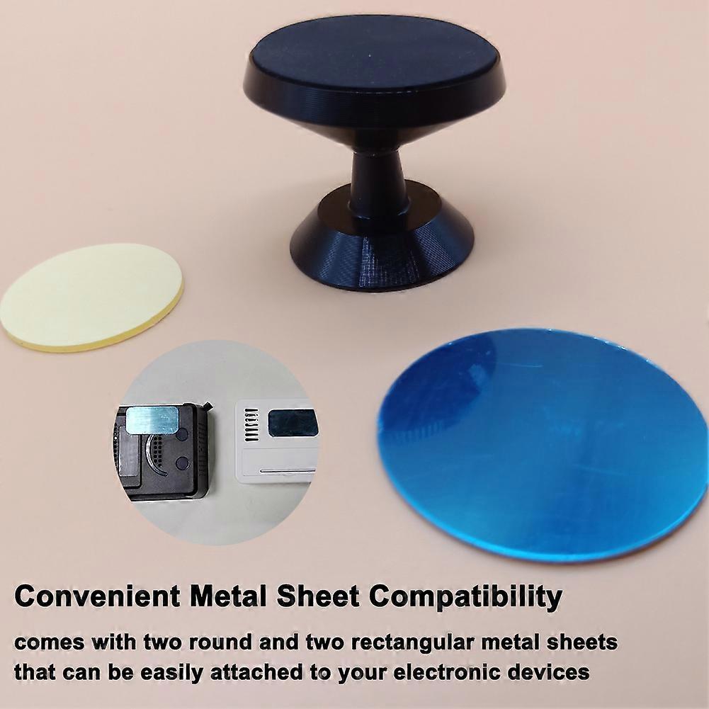 Magnetic Wall Mount Bracket Electronic Device Instrument Holder 360 Degree Adjustable with Metal Sheet and Strong Glue