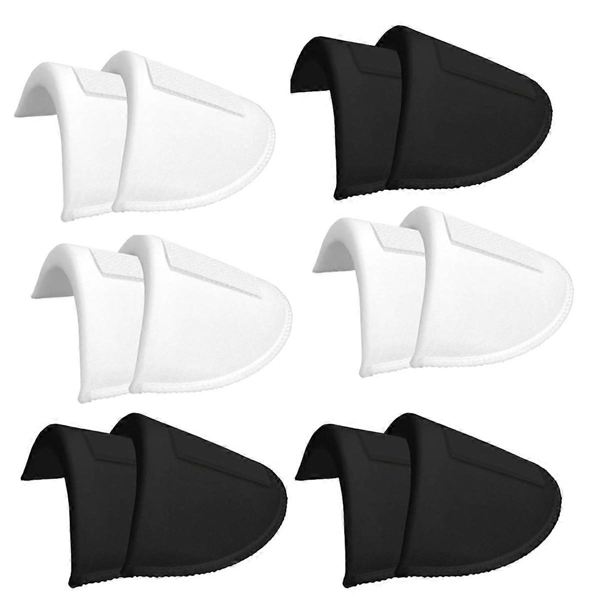 6 Pairs Set-in Shoulder Pads 1.5cm Thickening Foam Shoulder Pads