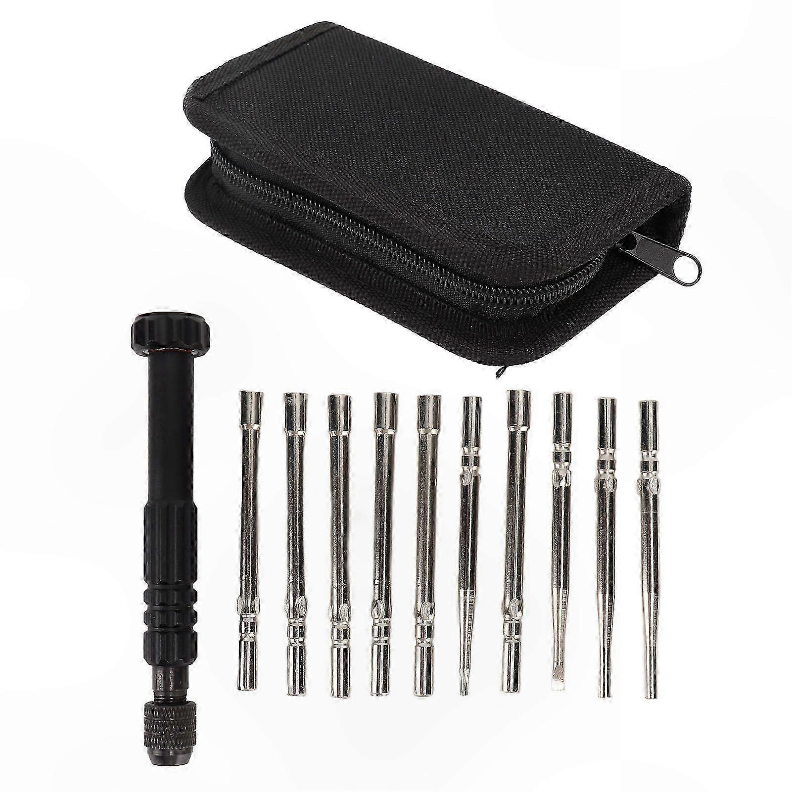 10-Piece Carburetor Adjustment Tool Set for 2-Cycle Small Engine Screwdriver Heads with Handle